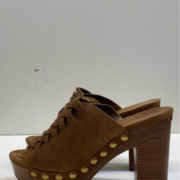 Michael Kors Suede Westley Open-Toe Mule 9.5 - Picture 6 of 7